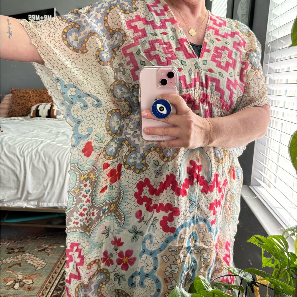 Johnny Was Printed Tunic Bohemian Medium - Picture 12 of 12